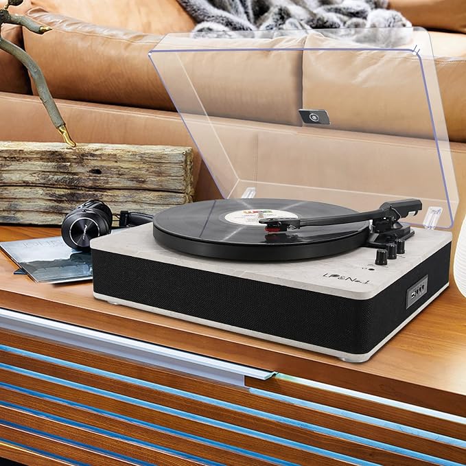 LP&NO.1 Record Player wirelessTurntable - Image 2