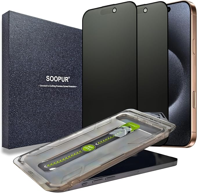 2 Pack Matte Privacy Screen Protector by SOOPUR