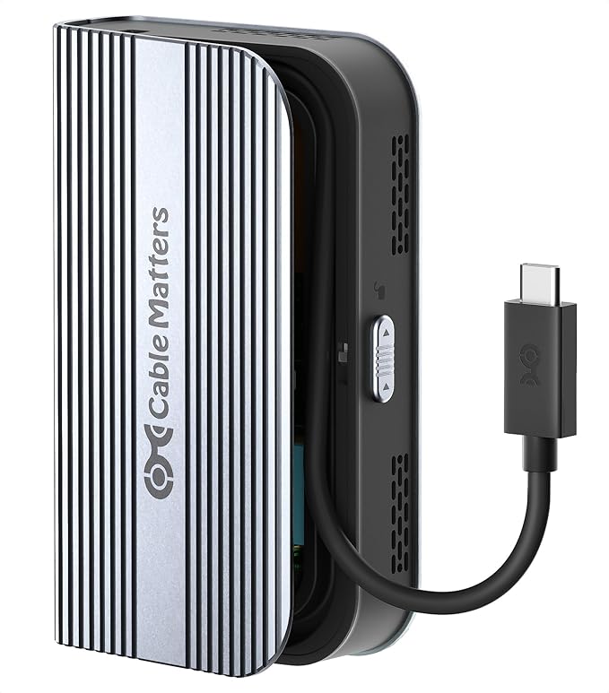 Cable Matters 40Gbps Portable USB4 / Thunderbolt 4 SSD Enclosure by CableMatters