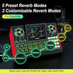 G9 Podcast Equipment Live Streaming Sound Card Audio Mixer Soundboard - Image 3