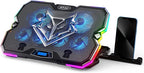 KeiBn Upgrade Laptop Cooling Pad A13, RGB Lights Laptop Cooler 6 Fans by KeiBn-BornforyouBurntoever