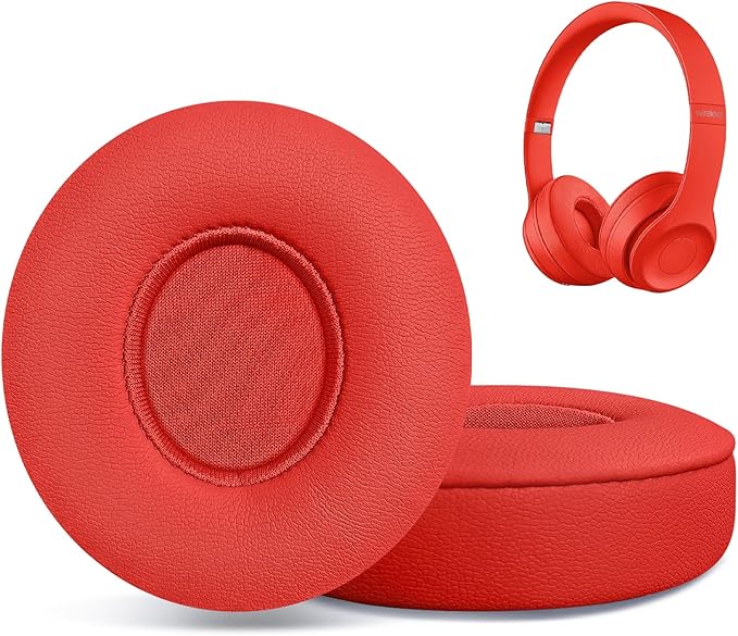 Replacement Ear Pads for Beats Solo 2 & Solo 3 Wireless On-Ear Headphones by HAOMUK
