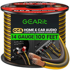 GEARit Speaker Wire 14 Gauge, Speaker Cable 100ft by GEARit