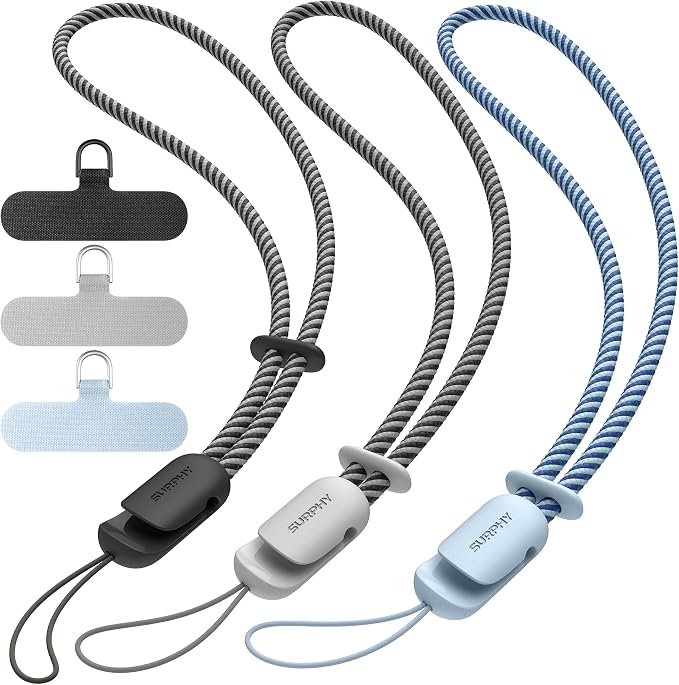 SURPHY 3 Pack Phone Wrist Strap by SURPHY
