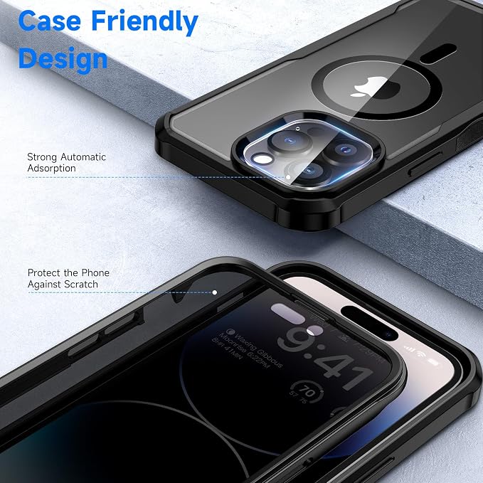 seacosmo for iPhone 14 Pro Case, Full Body Bumper - Image 6