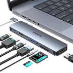 USB C Hub Adapter for MacBook Pro Air 2022 2021 2020 2019 Docking Station for by ZMUIPNG