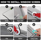 Window Screen Door Repair/Replacement Kit, - Image 3