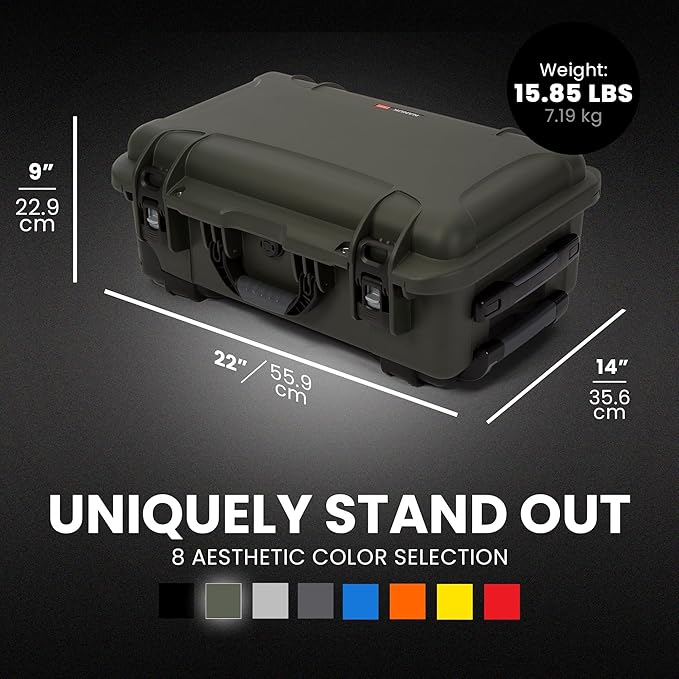 NANUK Wheeled Series 935 Lightweight NK-7 Resin Waterproof Protective Case - Image 5