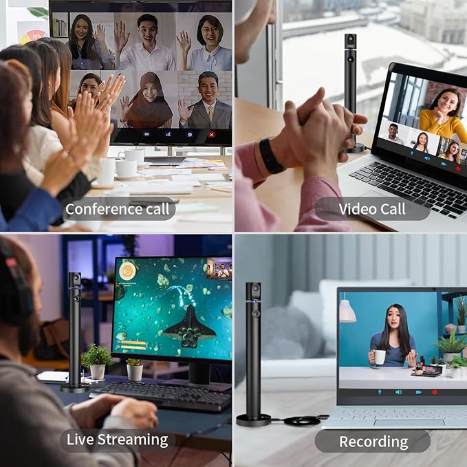 CZUR Halo X Pro Dual Webcam for PC, 1080P Web Camera - Image 8