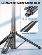 Aluminum Selfie Stick Phone Tripod, 360° Ball Head Selfie Stick - Image 2