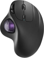 Nulea M501 Wireless Trackball Mouse, Rechargeable Ergonomic, Easy Thumb Control by Nulea