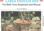 Cute Desk Mat Kawaii Bear Mousepad Cute Anime Plant Desk Protector, Kawai - Image 2