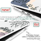 TWOLSKOO Compatible with M4 MacBook Air 13.6 inch Case 2025-2022 Release M4 - Image 2
