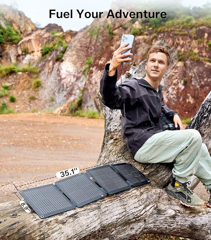 PEAKFLOW 30W Solar Panel, Foldable Portable Solar Panel, 25.4% High-Efficiency - Image 5