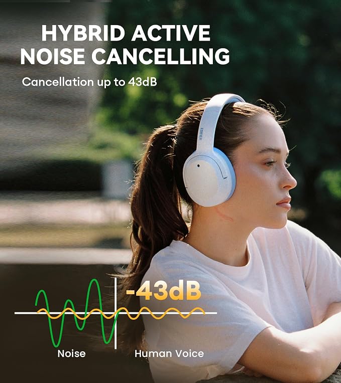 Edifier W820NB Plus Hybrid Active Noise Cancelling Headphones - Image 3