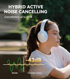 Edifier W820NB Plus Hybrid Active Noise Cancelling Headphones - Image 3
