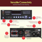 Pyle 4 Channel Bluetooth Home Amplifier - Image 3