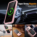 360° Protection Magnetic for iPhone 16 Pro Case Built-in 9H Privacy Screen - Image 2