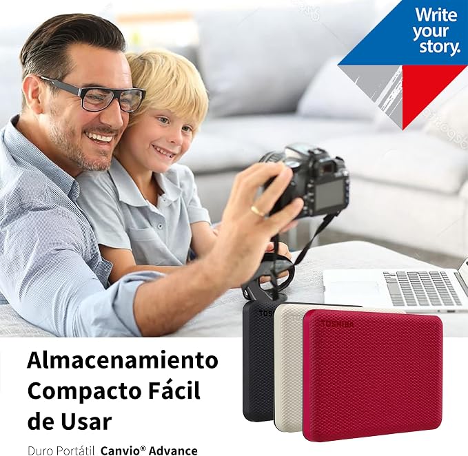 Toshiba Canvio Advance 1TB Portable External Hard Drive USB 3.0 - Image 13