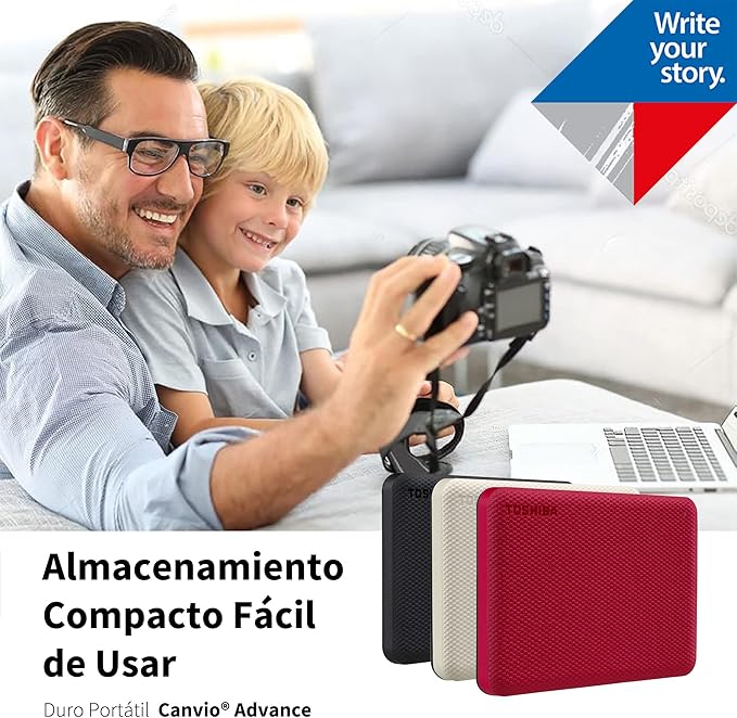 Toshiba Canvio Advance 2TB Portable External Hard Drive USB 3.0 - Image 13