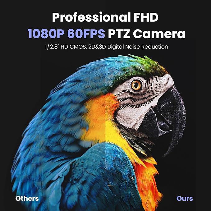 AI Auto Tracking NDI PTZ Camera 3G-SDI/USB3.0/HDMI/LAN IP PoE Live Streaming - Image 4
