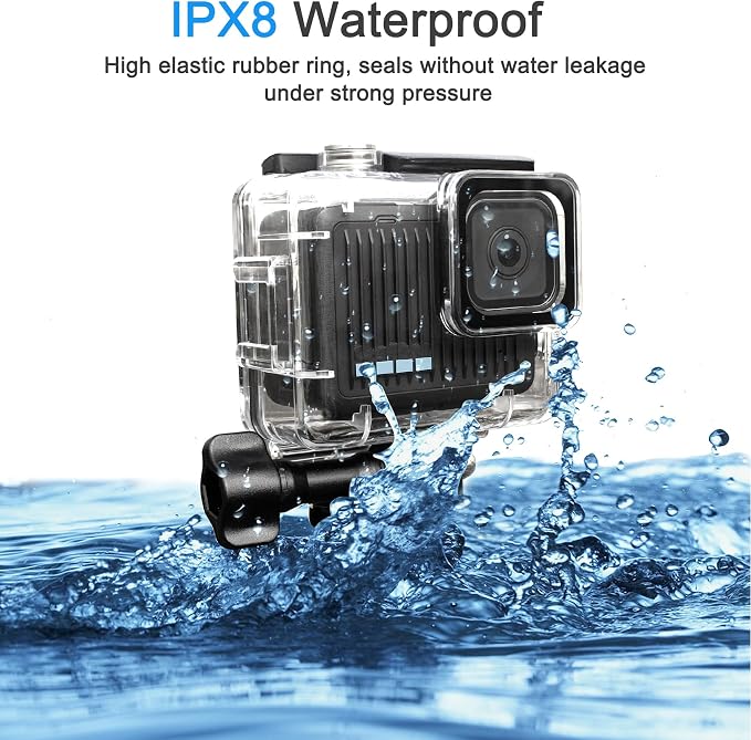 FitStill 196FT/60M Underwater Waterproof Diving Housing Compatible - Image 6