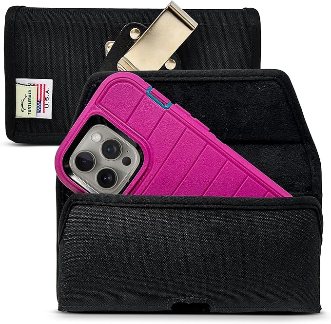 Turtleback Belt Clip for iPhone 16 Pro, 15 pro 14 Pro 13 Pro -Large- Fits by Turtleback