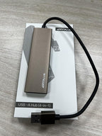 USB Hub, USB 3.0 Hub Aluminum Alloy Ultra Slim USB Splitter, Portable 4 Port - Image 9