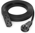 Maximm Cable 15 Ft 360° Rotating Flat Plug Extension Cord/Wire, 16 AWG Multi 3 by MaximmCable