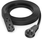 Maximm Cable 15 Ft 360° Rotating Flat Plug Extension Cord/Wire, 16 AWG Multi 3 by MaximmCable