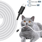 Cord Protectors from Pets No Chew, 1/4 inch 10ft Wire Protector Cord Covers - Image 2