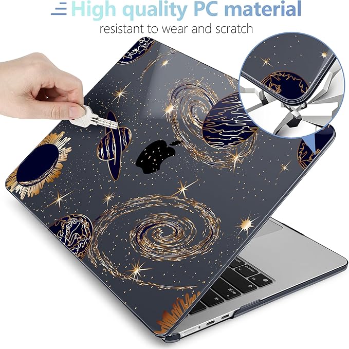 MEEgoodo Case for M4/M3/M2 MacBook Air 13.6 inch Case 2025 2024 2022, Fit Model - Image 4