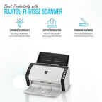 FI-6130Z Fujitsu Duplex Sheet-Fed Receipt Document Scanner - Image 3