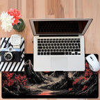 Chinese Style Painting Gaming Mouse Pad 3mm Thick Stitched Edge Waterproof - Image 6