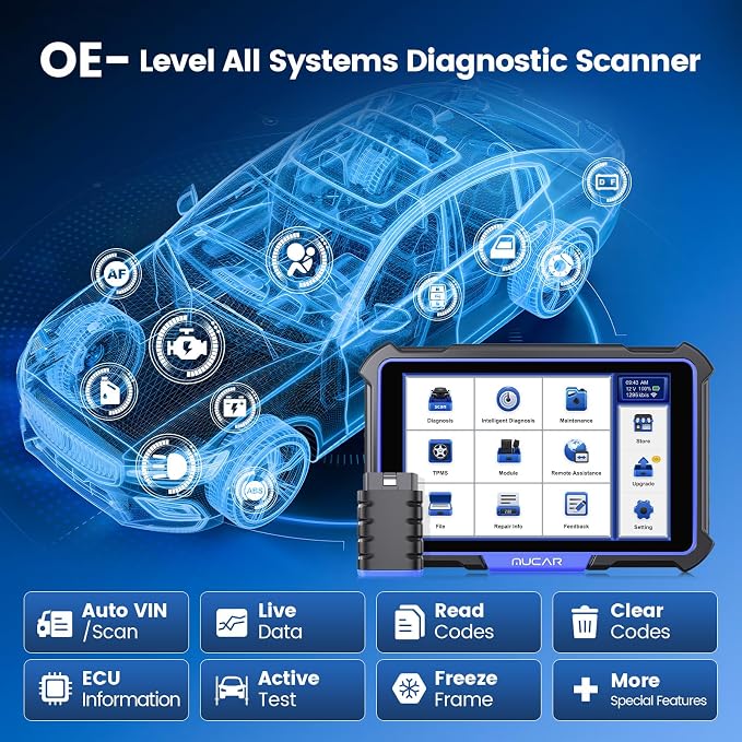 MUCAR VO8 OBD2 Scanner Diagnostic Tool - Image 6
