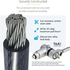 StarTech.com 25-Pack Universal Laptop Lock 6.6ft, Keyed Alike Security Cable - Image 7