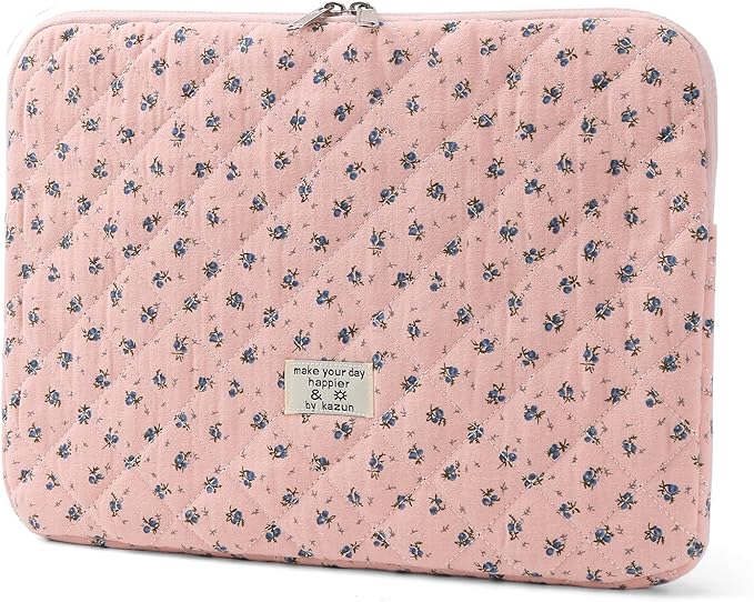 Puffy Laptop Sleeve 13-15.6 Inch Cute Quilted Laptop Protective Case Padded - Image 8