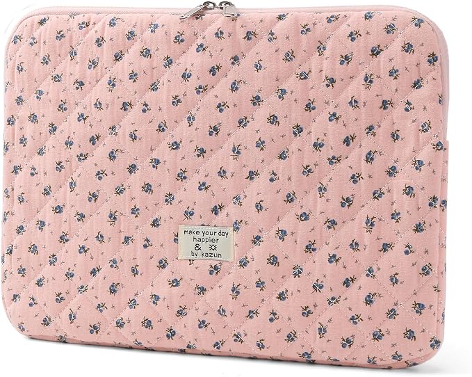 Puffy Laptop Sleeve 13-15.6 Inch Cute Quilted Laptop Protective Case Padded - Image 8