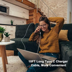 Matsusho iPhone 16 15 Charger Fast Charging 10 FT, 2 Pack 20W USB C Wall - Image 8