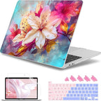 May Chen for New MacBook Pro 13 Case 2022 2020 Release, Plastic Crystal Hard by MayChen