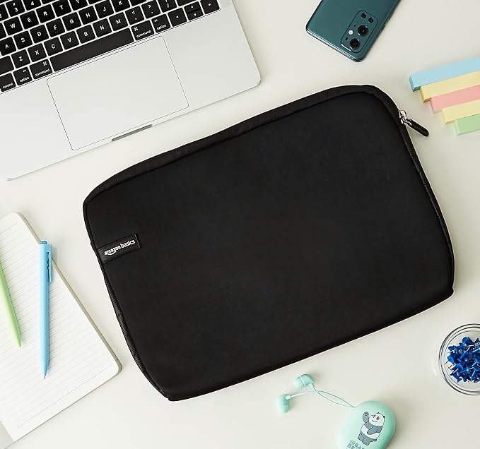 Amazon Basics 14 inch Laptop Sleeve, Compatible Protective Case - Image 4