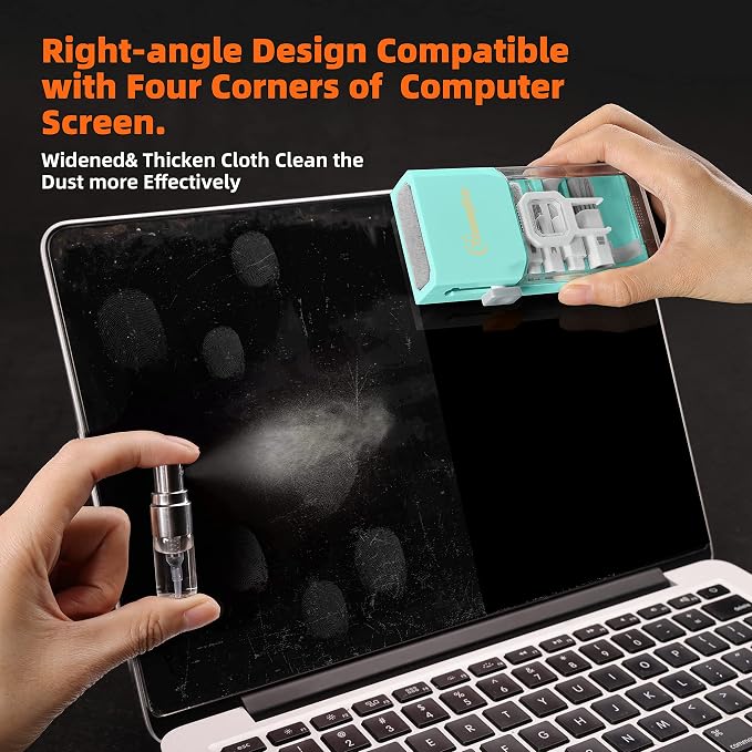 Laptop Screen Keyboard Cleaner Kit, All in 1 Electronics Cleaning Tool - Image 4