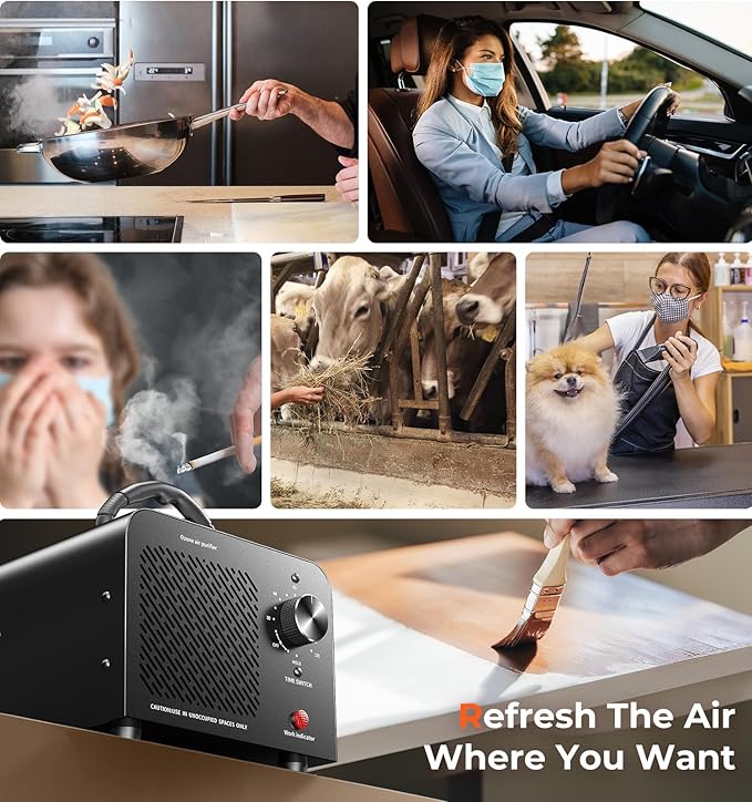 Ozone Generator 48, Commercial Ozone Machine Odor Removal, High Capacity O3 - Image 6