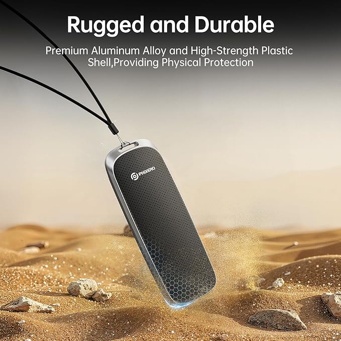 PHIXERO P10PRO External NVMe SSD 2TB, USB 3.2 Gen2, Includes 2-in-1 USB C Cable - Image 3