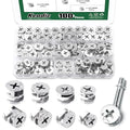 Keadic 100 Pcs 4 Sizes Cam Locks by Keadic
