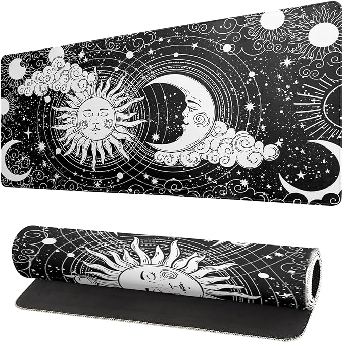 Magic Astrology Extended Big Mouse Pad Large, Gaming Mouse Pad Desk Pad by Siski