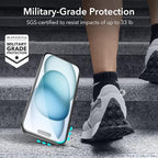 ESR 3+1 Pack for iPhone 15 Screen Protector, 3 Tempered-Glass Screen Protector - Image 2