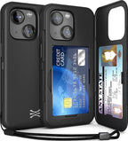 TORU CX Slim for iPhone 15 Case Wallet | Protective Shockproof Heavy Duty Cover by TORU