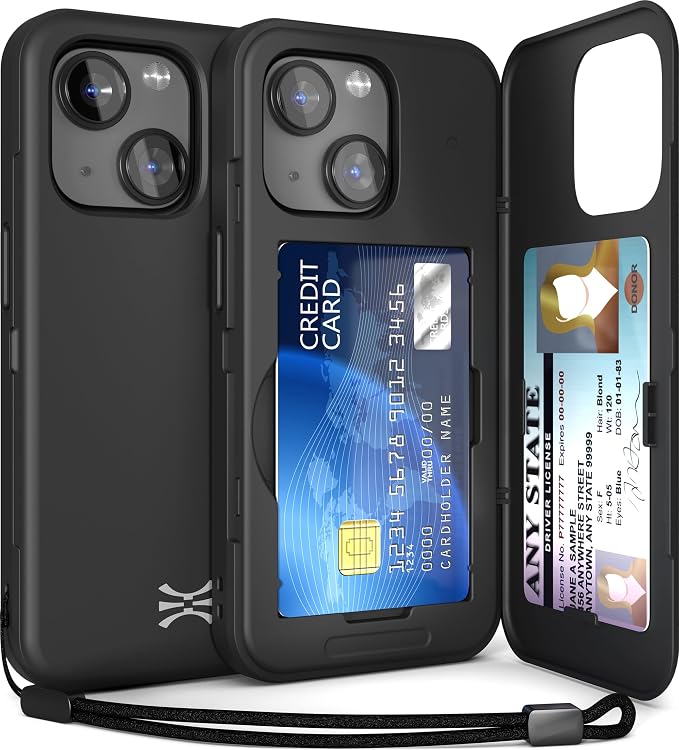 TORU CX Slim for iPhone 15 Case Wallet | Protective Shockproof Heavy Duty Cover by TORU