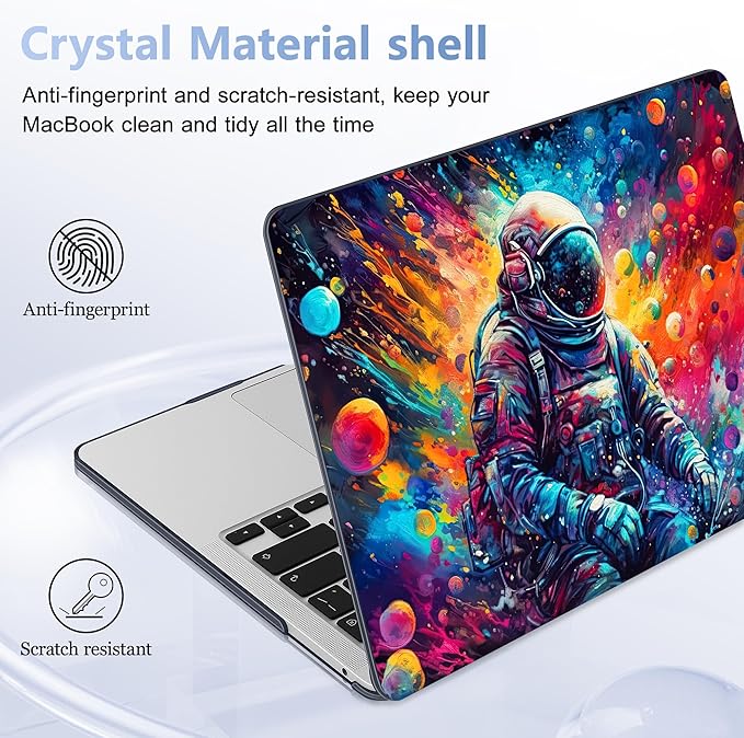 Case for MacBook Pro 13 inch with/Without Touch Bar, Hard Shell + Keyboard - Image 6